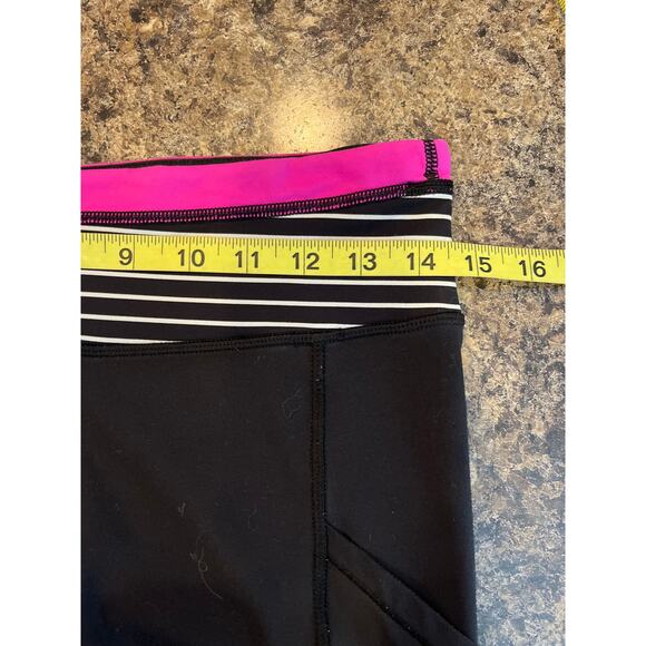 Lululemon Speed Tight Size 6 Brushed Interlock Black and Quilt Winter - Picture 11 of 12